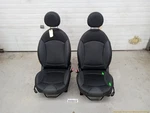 Mini Clubman R55 Pair Of Front Leather & Cloth Seat Black Fits 2008-2013 09. Fixed Price $449.89.