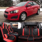 For Chevrolet Sonic 5-SEATS Car Covers Luxury Leather Front + Rear Cushion. Fixed Price $95.69.