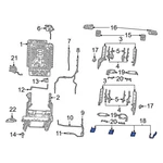 For Jeep Grand Cherokee L 2021-2025 6YE16TX7AE Seat Track Cover. Fixed Price $18.82.