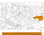Gm Oem 14-19 Corvette Passenger Seat Components-cushion Cover 22996894. Fixed Price $239.72.