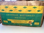 Rare Nos Gm 1954 Chevy 2 Door Carousel Seat Cover Set Chevrolet Accessory New Og. Fixed Price $395.00.