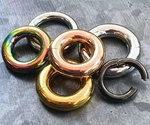 1PC Large Gauge Hinged Segment Ring Easy & Secure Clicker 316L Surgical Steel. Fixed Price $17.95.