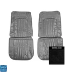 1971-1972 Chevelle Camino Front Bucket Seat Covers Upholstery Black New. Fixed Price $405.99.