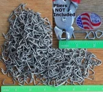 15,000 Sharp 3/4" Hog Rings Case Steel Net Attachment Fence Cage Upholstery. Fixed Price $118.99.