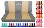 Front Bench Seat Covers Fits 1961-1986 Chevy C/k 10-20 Pickup W/diamond Stitch. Fixed Price $94.99.