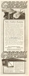 1918 J P Gordon Ad Columbus Oh Automobile Seat Covers Motor Car Convertible Roof. Fixed Price $10.99.