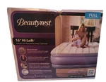 Beautyrest 16" Hi-loft Full Sized Raised Air Bed W/edge Support W/external Pump. Fixed Price $69.95.