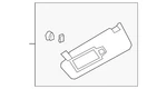 Genuine Volkswagen Sun-visor 3G0-857-552-BL-3H8. Fixed Price $223.69.