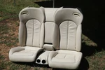 06-09 W209 Mercedes CLK320 CLK350 CLK550 Full Rear Seat Beige Leather Subwoofer. Fixed Price $199.95.