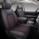 Car Seat Covers Full Set Leather Custom Fit 2007-2021 Toyota Tundra Red Coverado. Fixed Price $259.99.