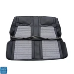 1968 Camaro Rear Seat Covers Upholstery Black Deluxe Interior Houndsooth Coupe. Fixed Price $442.99.