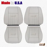 2005-2007 Fits Jeep Liberty Genuine Leather Front Seat Covers Light Graystone. Fixed Price $127.99.