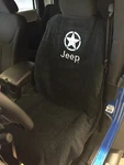 1- Seat Armour Protector Cover/towel With Jeep Star Logo. Fixed Price $41.40.
