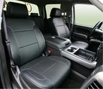 Clazzio Nappa Leather Black Seat Covers For 2014-2021 Toyota Tundra Crewmax. Fixed Price $899.00.