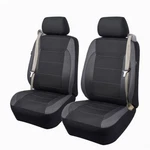 Universal Front Set Covers Carbon Fiber Leather Fit Seatbelt For Trucks. Fixed Price $34.99.