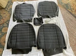 Mgb Rd 1977-80 Front Seat Kit, Moss 641-600, Black Vinyl, Made England, New. Fixed Price $429.00.