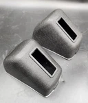 69 70 71 72 Cadillac Deville Eldorado Front Seat Belt Retractor Cover Set Black. Fixed Price $125.00.
