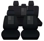 Front And Rear Car Seat Covers Fits 2011-2018 Dodge Ram 1500-3500 American Flag. Fixed Price $179.99.
