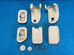 Oem Lexus LX570 2ND Row Passenger Seat Striker & Hinge Cover 6PC Set 13-15 Beige. Fixed Price $85.00.