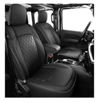 Coverado Full Set Seat Covers 2018-2024 Jeep Wrangler Jl Door W/ Rear Cup Hold. Fixed Price $169.99.