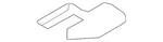 Genuine Mazda Seat Track Cover EG21-57-054A-02. Fixed Price $9.88.