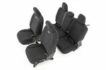 Rough Country Neoprene Seat Cover Set Black For 20-25 Gladiator Jt. Fixed Price $239.95.