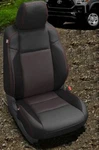 Katzkin Black And Red Leather Seat Covers For Toyota Tacoma Double Cab 2016-2023. Fixed Price $1595.00.