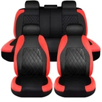 For Nissan Leather Car Covers Full Set 5-SEATS Front Rear Protector Cushion. Fixed Price $37.88.
