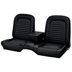 1966 Ford Mustang Black Front And Rear Bench Seat Upholstery Tmi In Stock. Fixed Price $634.57.