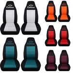 Front Set Car Seat Covers Fits 1970 To 2002 Chevy Camaro With Design. Fixed Price $89.99.