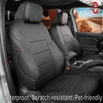 Ekr Front Rear Seat Covers Set Black For Toyota Tacoma Double/crew Cab 2024-2026. Fixed Price $379.99.