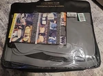 Luckyman Club 5 Car Seat Covers Full Set With Waterproof Blk Gray Most Sedan. Fixed Price $60.00.