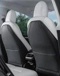 Leather Seat Back Protector Designed For Tesla Model Y 3 Black. Fixed Price $78.14.