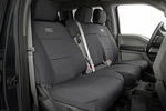 Rough Country Seat Covers Fr & Rr Bench Ford F150/LIGHTNING/F250/F350 15-26. Fixed Price $269.95.