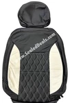 Black & Pearl Diamond Leather Seat Covers For 2021-26 Chevy Tahoe Gmc Yukon 3ROW. Fixed Price $2095.00.