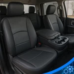 Black Full Seat Covers For 2013-2018 Ram 1500 2500 3500 Crew Cab 14PCS. Fixed Price $193.99.