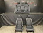 17-19 Jaguar Xe Set Of Power Front Bucket And Rear Black Leather Seats TR01. Fixed Price $300.00.