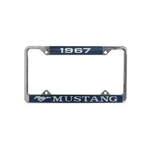 Scott Drake ACC-LPF-67 1967 Year Dated License Plate Frame With Mustang Logo. Fixed Price $17.35.