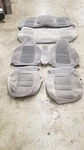 2001 Ford F250 Xlt Crew W/bucket Seats & Rear Bench Oem Gray Covers. Fixed Price $300.00.