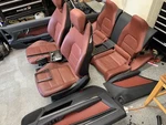 10-16 C207 Mercedes E350 E550 Interior Front & Rear Seat Complete Set Red. Fixed Price $2519.99.