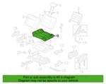 Honda 82131-SCV-L02ZC Titanium Right Rear Seat Cushion Cover For 09-11 Element. Fixed Price $129.97.