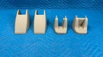 Oem Lexus GX470 2ND Row Seat Hinge Covers Passenger's IVORY:LH00 4PC Set 03-09. Fixed Price $70.00.