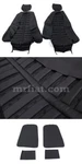 Ferrari Dino 206 246 Gts Black Leather Seat Cover Set New. Fixed Price $2550.00.
