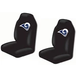 New North West Nfl Licensed Los Angeles Rams High Back Seat Cover Pair. Fixed Price $44.99.