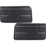 Pui PD210 1968 Camaro Standard Front Door Panels, Black, Pair. Fixed Price $325.99.