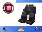 For All Fiat Seat Covers Full Set Front & Rear Eco Leather Black Universal Fit. Fixed Price $181.23.