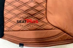 Katzkin Leather Seat Covers For 13-18 Wrangler Jk 2 4 Door Mahogany Diamond Blk. Fixed Price $1595.00.
