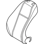 Genuine Mercedes-benz Oe Outer Cover, Seat Backr. 206-910-11-02-3F34. Fixed Price $897.10.