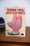 Vintage Auto Seat Covers Tweed Station Wagon Brown Car Accessory Gm Chevy Nos. Fixed Price $97.49.