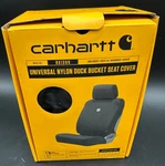 Carhartt Universal Nylon Duck Bucket Seat Cover Model RS1399 Black. Fixed Price $37.50.